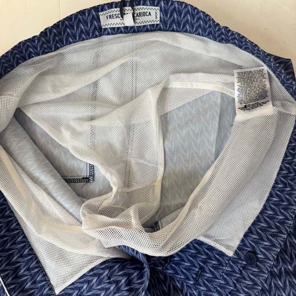 NWT FRESCOBOL CARIOCA Tailored Swim Shorts Micro Lencois With Branded Travel Bag - Picture 10 of 16